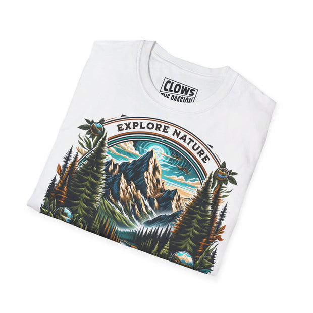 Clows Explore Nature Unisex Softstyle T-Shirt