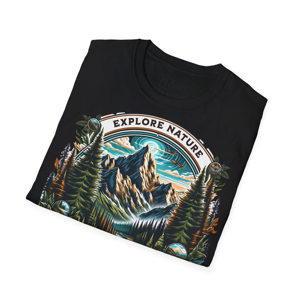 Clows Explore Nature Unisex Softstyle T-Shirt