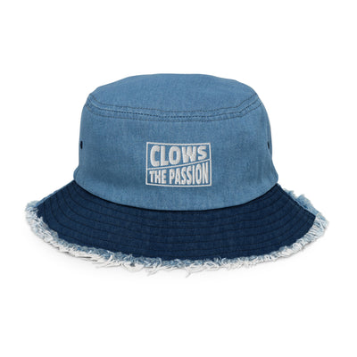 CLOWS THE PASSION Distressed Denim Bucket Hat