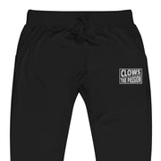 CLOWS Embroidered fleece sweatpants