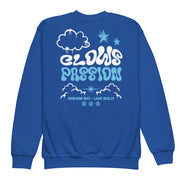 CLOWS PASSION Embroidered Youth crewneck sweatshirt